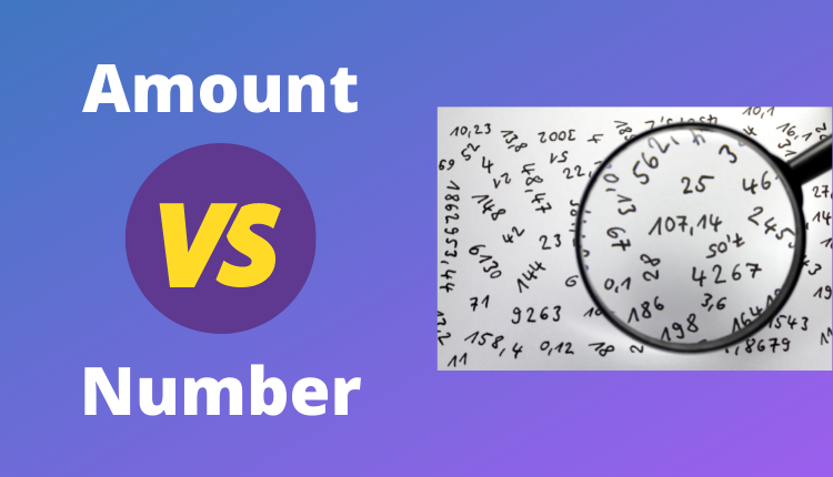 Amount vs Number