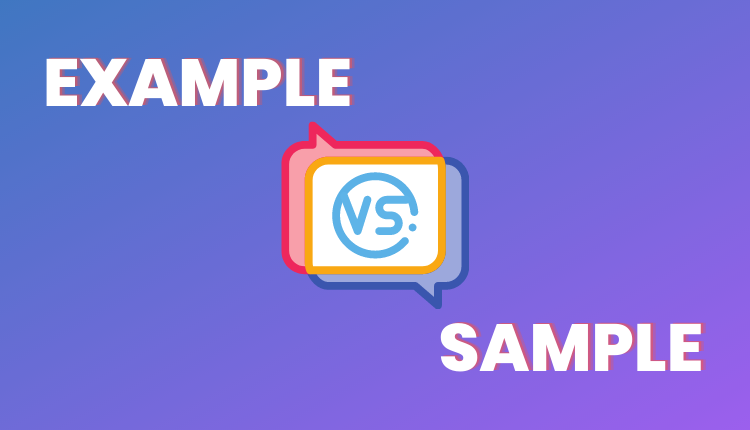 Example vs Sample