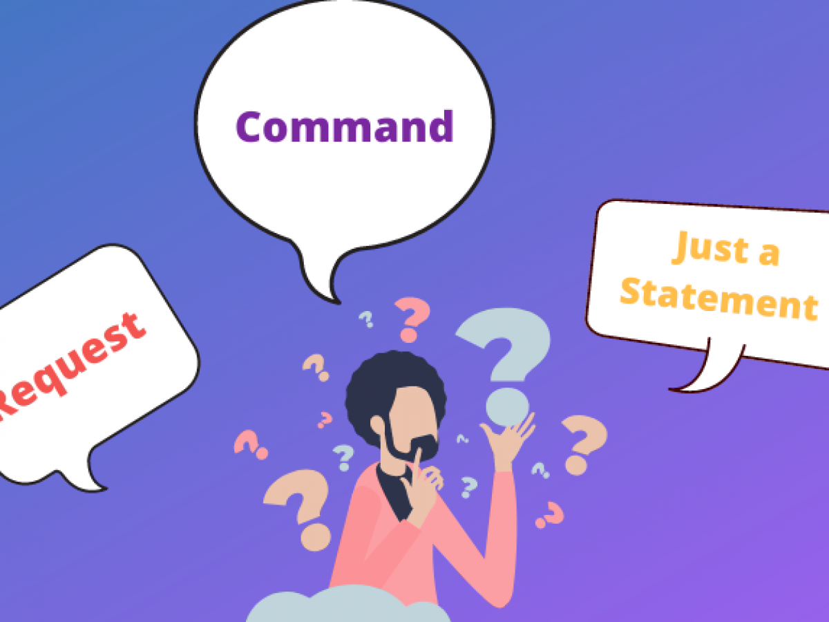 write an imperative sentence
