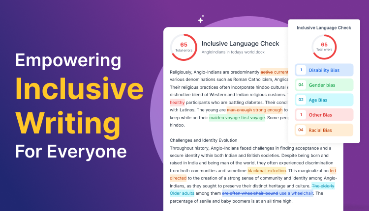 Empowering Inclusive Writing for Everyone – Trinka AI Inclusive Language Check