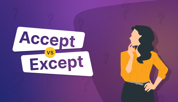 accept vs except