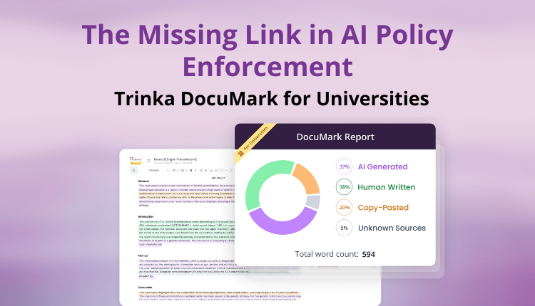The Missing Link in AI Policy Enforcement: Trinka DocuMark for Universities
