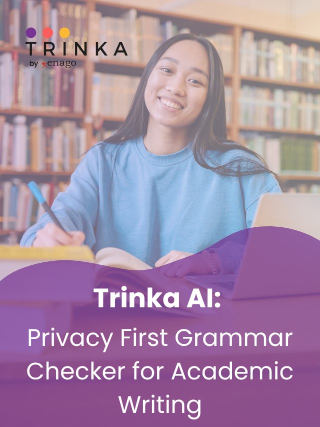 Trinka AI: Grammar Checker for Academic Writing