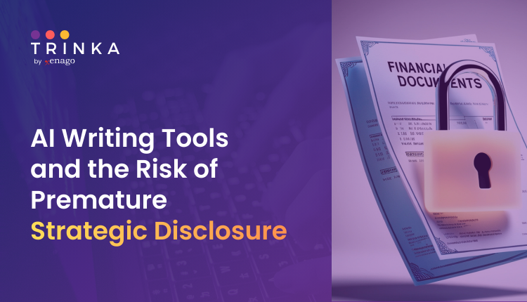 AI Writing Tools and the Risk of Premature Strategic Disclosure