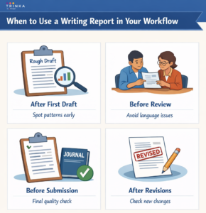 When to use a writing report in your workflow