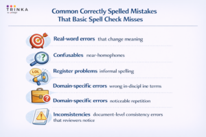 Common correctly spelled mistakes that basic spell check misses