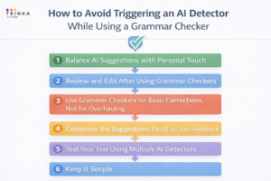 How to Avoid Triggering an AI Detector While Using a Grammar Checker
