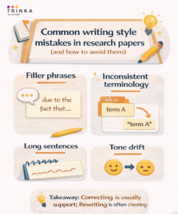 Common writing style mistakes in research papers (and how to avoid them)