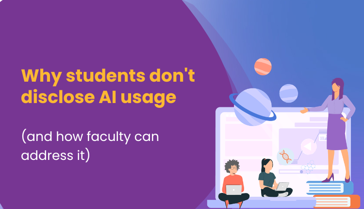 Why students don't disclose AI usage