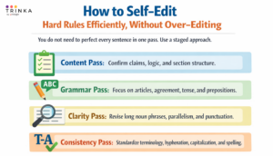 How to self-edit these hard rules efficiently, without over-editing