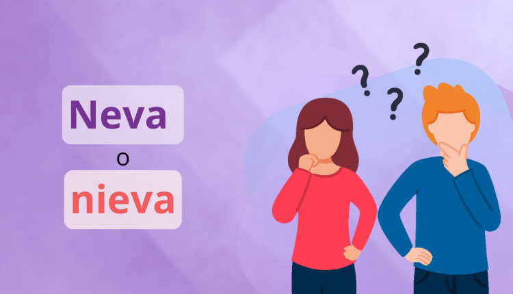 ¿Neva o nieva? Verbos con irregularidades vocálicas