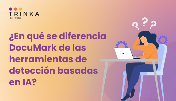 ¿En qué se diferencia DocuMark de las herramientas de detección basadas en IA?
