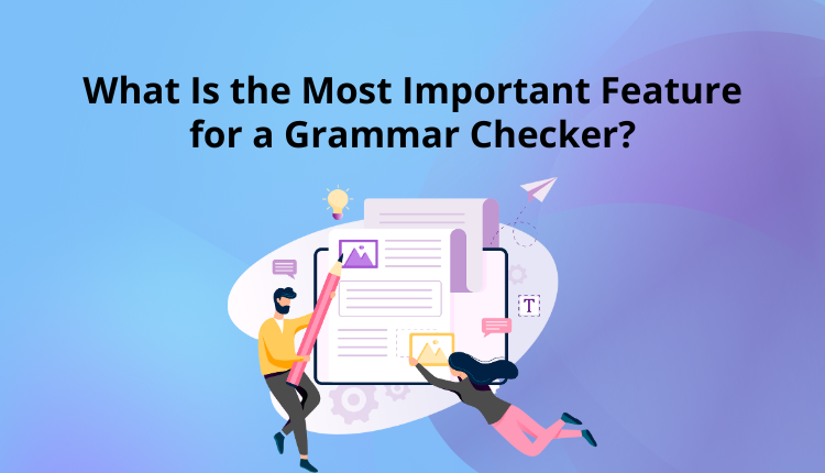 What Is the Most Important Feature for a Grammar Checker?
