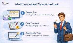What professional means in an email and why it matters