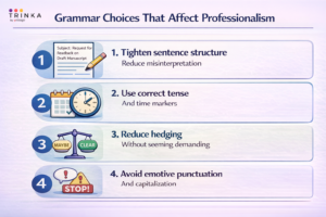 Grammar choices that affect professionalism