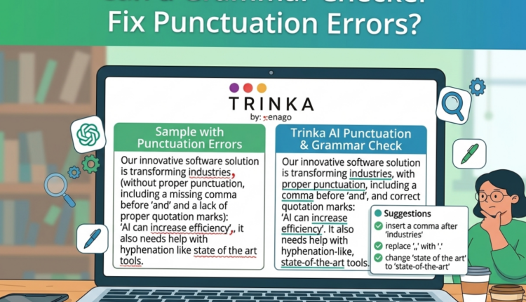 Can a Grammar Checker Fix Punctuation Errors?
