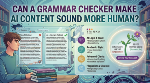 Can a Grammar Checker Make AI Content Sound More Human?