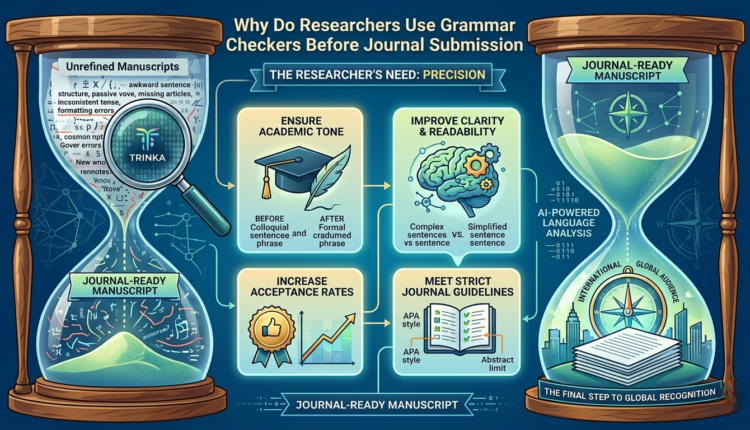 Why Do Researchers Use Grammar Checkers Before Journal Submission?