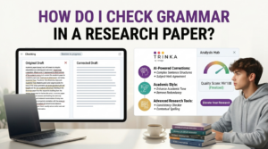 Grammar Checker for Research Papers