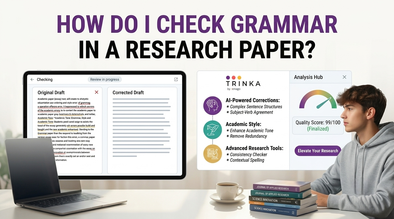 How Do I Check Grammar in a Research Paper?