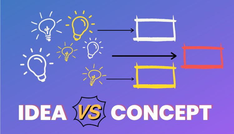 Idea vs concept