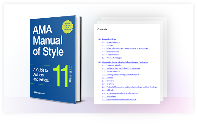Image of AMA Manual of style -Edition 11